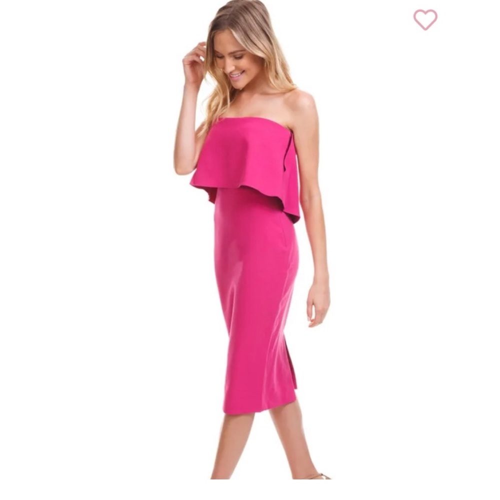 LIKELY strapless dress